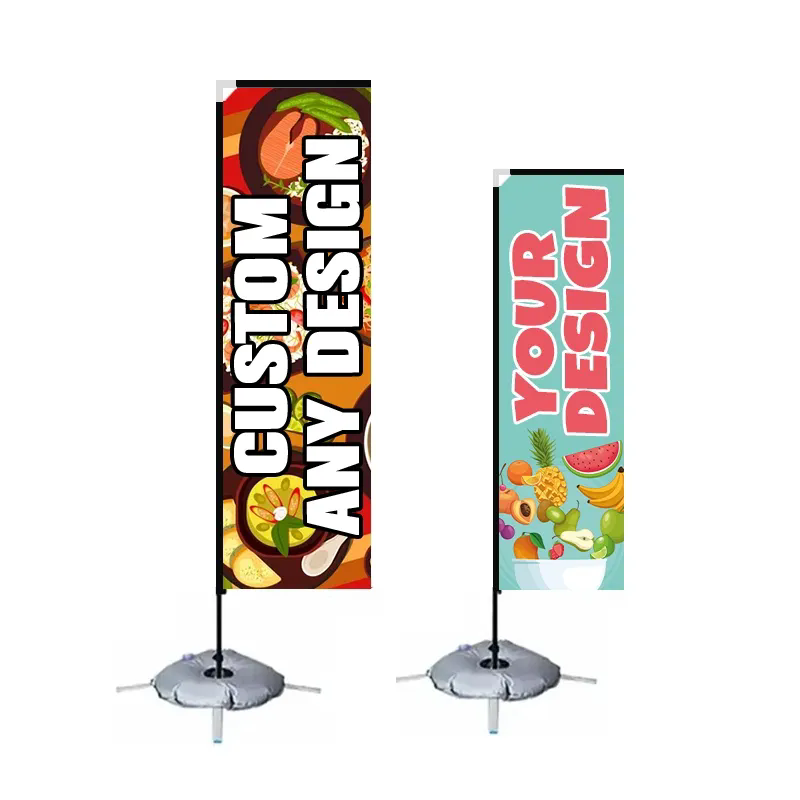 Тіктөртбұрышты жағажай жалаулары жергілікті нарықтарда брендтің сыртқы көрінісін қалай қолдайды?